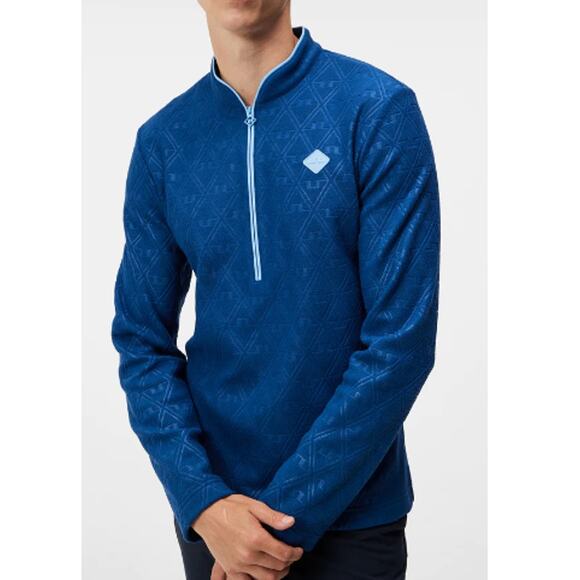 J.Lindeberg Estate Blue Drumstick Mid Layer Sweater XL - Picture 1 of 13
